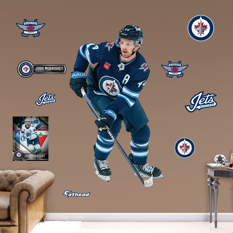 Josh Morrissey – RealBig Collection – Official NHL – Winnipeg Jets – Reusable Vinyl Wall Decals
