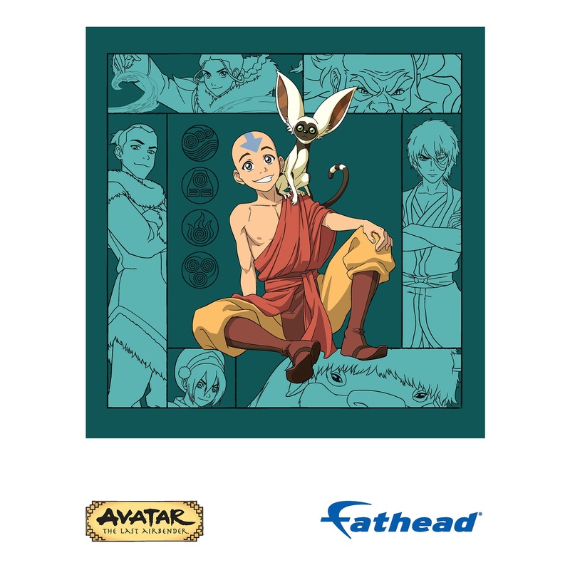 Momo – ‘Chillin’ With Momo’ – Peel & Stick Poster – Official Nickelodeon – Avatar The Last Airbender – Reusable Vinyl Wall Decal