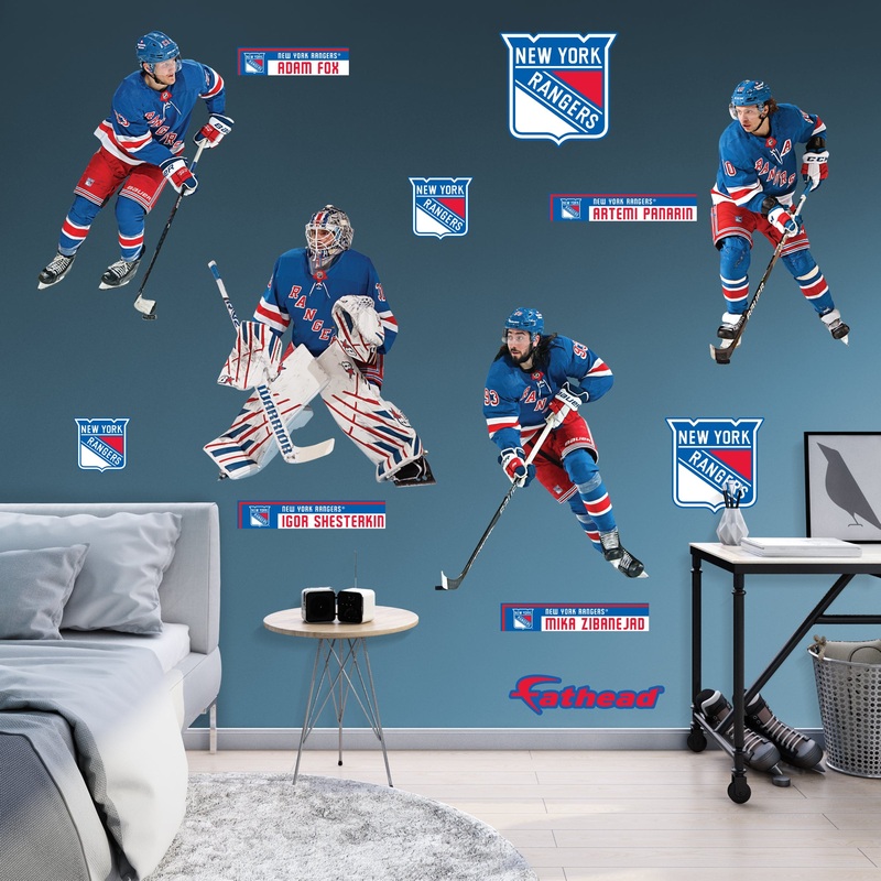 New York Rangers – RealBig Team Collection – Official NHL – Reusable Vinyl Wall Decals