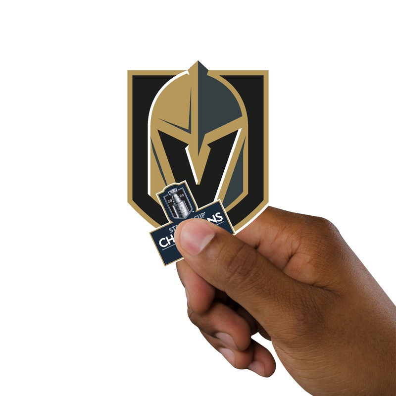 Vegas Golden Knights – 5 Logo Minis (Mixed Sizes) – Official NHL – 2023 Stanley Cup Champions – Reusable Vinyl Decals