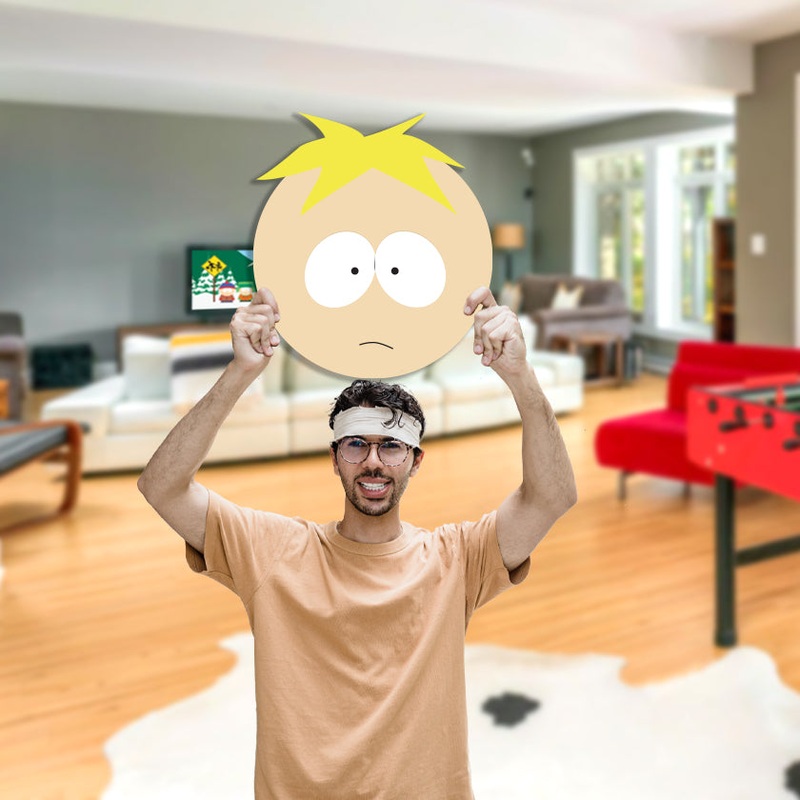 Butters – Big Head – Official Paramount – South Park – Foam Core Cutout