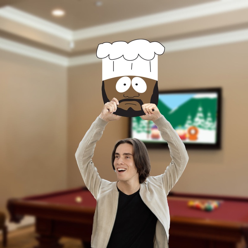 Chef – Big Head – Official Paramount – South Park – Foam Core Cutout