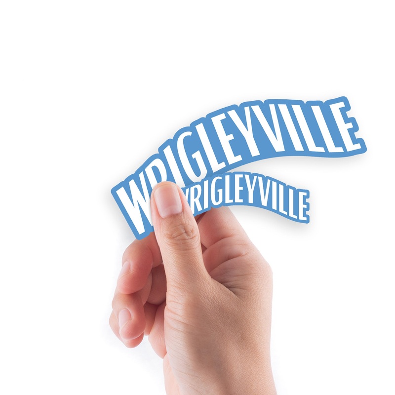 Chicago Cubs – 5 Logo Minis (Mixed Sizes) – Official MLB – Wrigleyville City Connect – Reusable Vinyl Decals