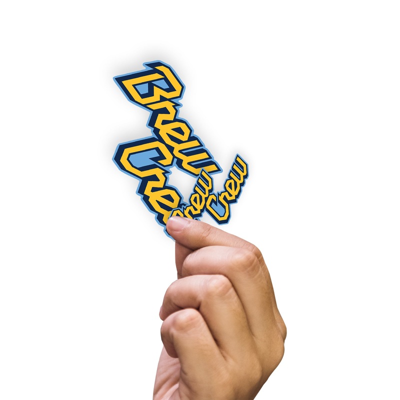 Milwaukee Brewers – 5 Logo Minis (Mixed Sizes) – Official MLB – Brew Crew City Connect – Reusable Vinyl Decals