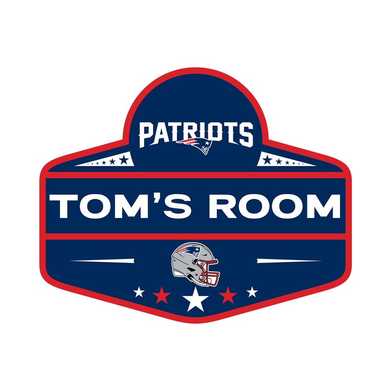 New England Patriots – Badge – With Personalized Name – Official NFL – Reusable Vinyl Transfer Decal