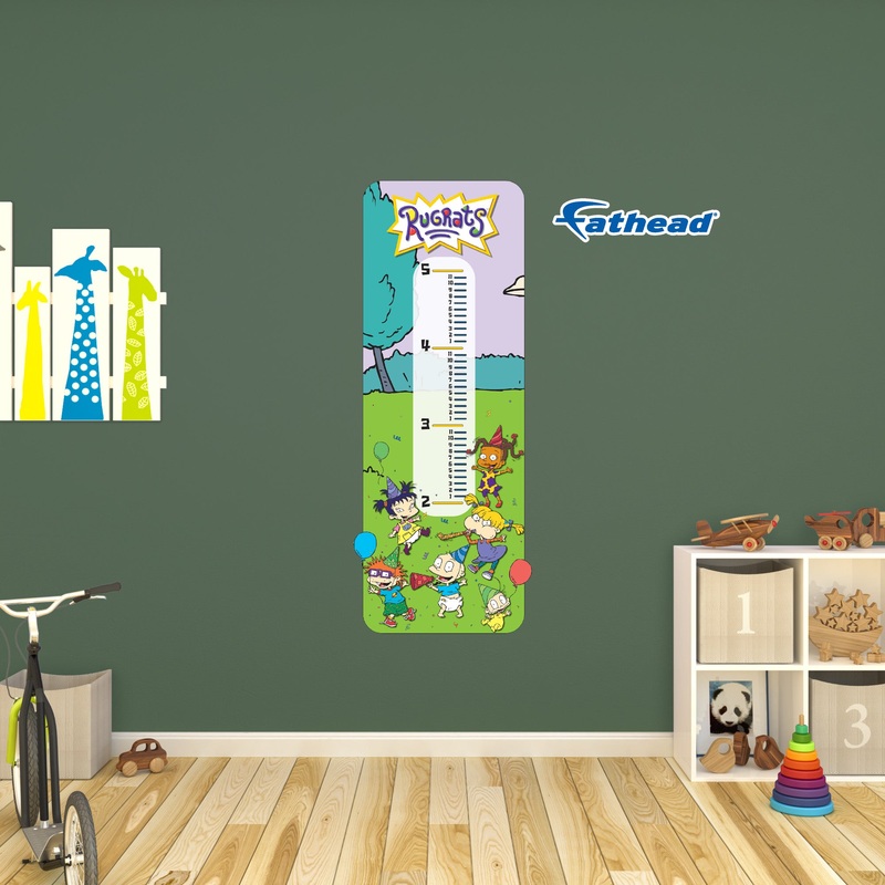 Rugrats Angelica, Chuckie and Tommy – Growth Chart – Official Nickelodeon – Reusable Vinyl Wall Decals