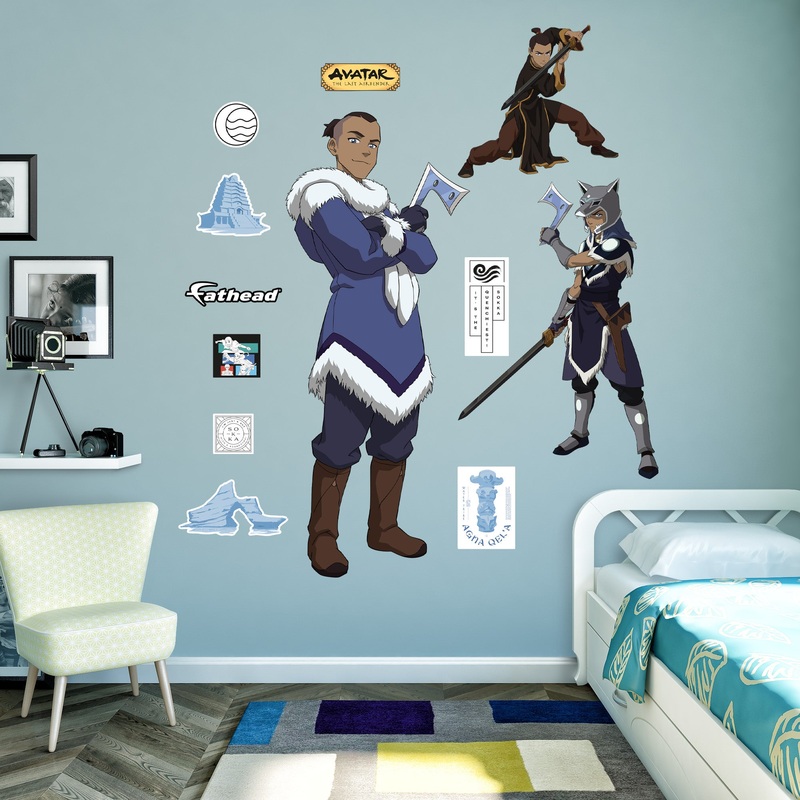 Sokka – Avatar The Last Airbender – RealBig Collection – Official Nickelodeon – Reusable Vinyl Wall Decals