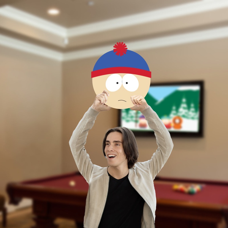 Stan – Big Head – Official Paramount – South Park – Foam Core Cutout