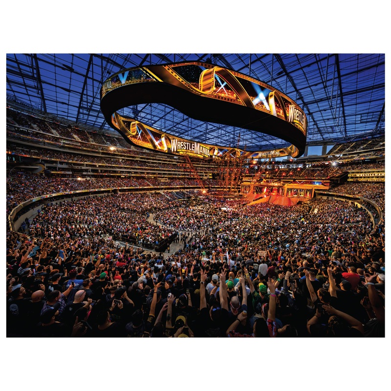 Wrestlemania Hollywood – Peel & Stick Poster – Official WWE – Reusable Vinyl Wall Decal