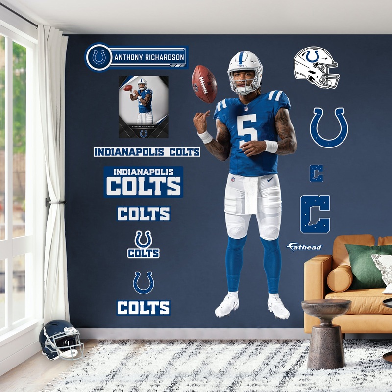 Anthony Richardson – RealBig Preseason Collection – Official NFL – Indianapolis Colts – Reusable Vinyl Wall Decals