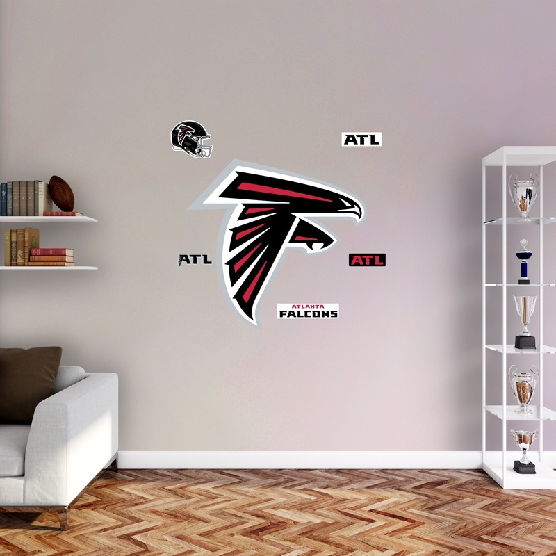 Atlanta Falcons – RealBig Logo Collection – Official NFL – Reusable Vinyl Wall Decals #2