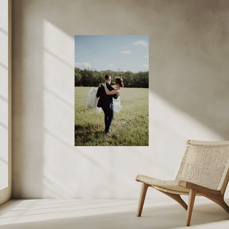 Custom – Wedding – Peel & Stick Poster – Reusable Vinyl Wall Decal