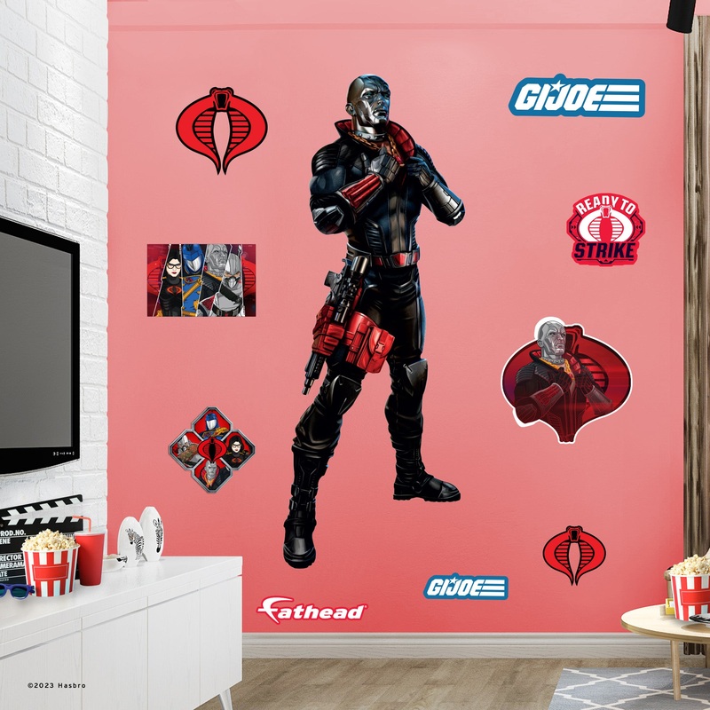 Destro – G.I. Joe – RealBig Collection – Official Hasbro – Reusable Vinyl Wall Decals