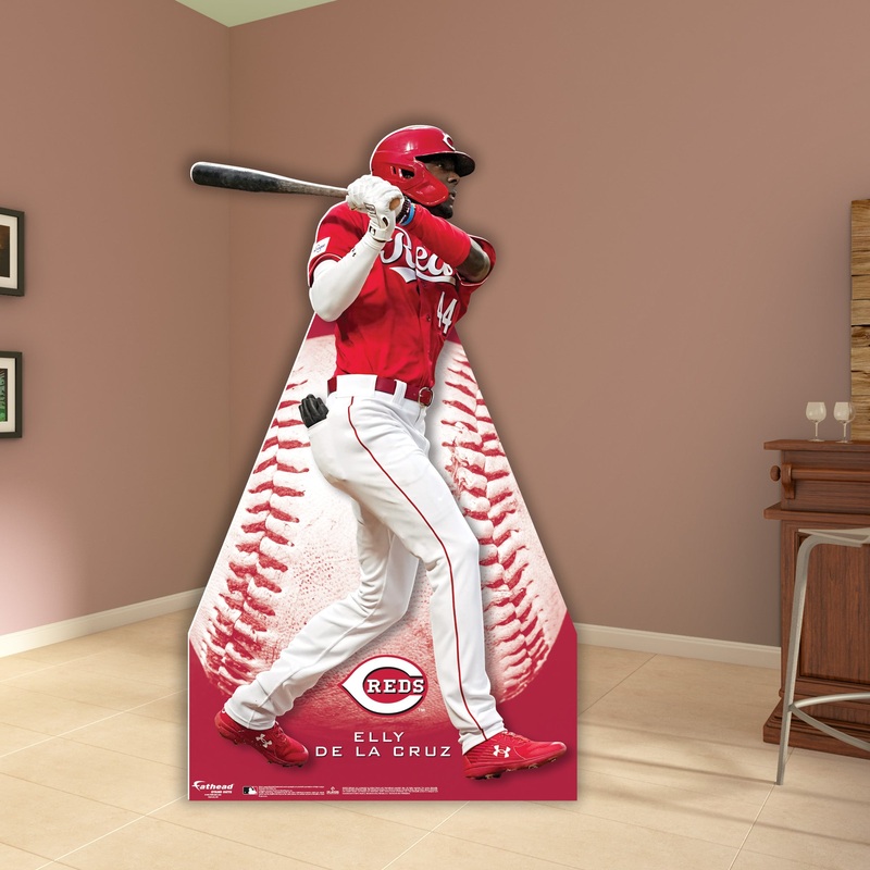Elly De La Cruz – Life-Size Stand Out – Official MLB – Cincinnati Reds – Foam Core Cutout