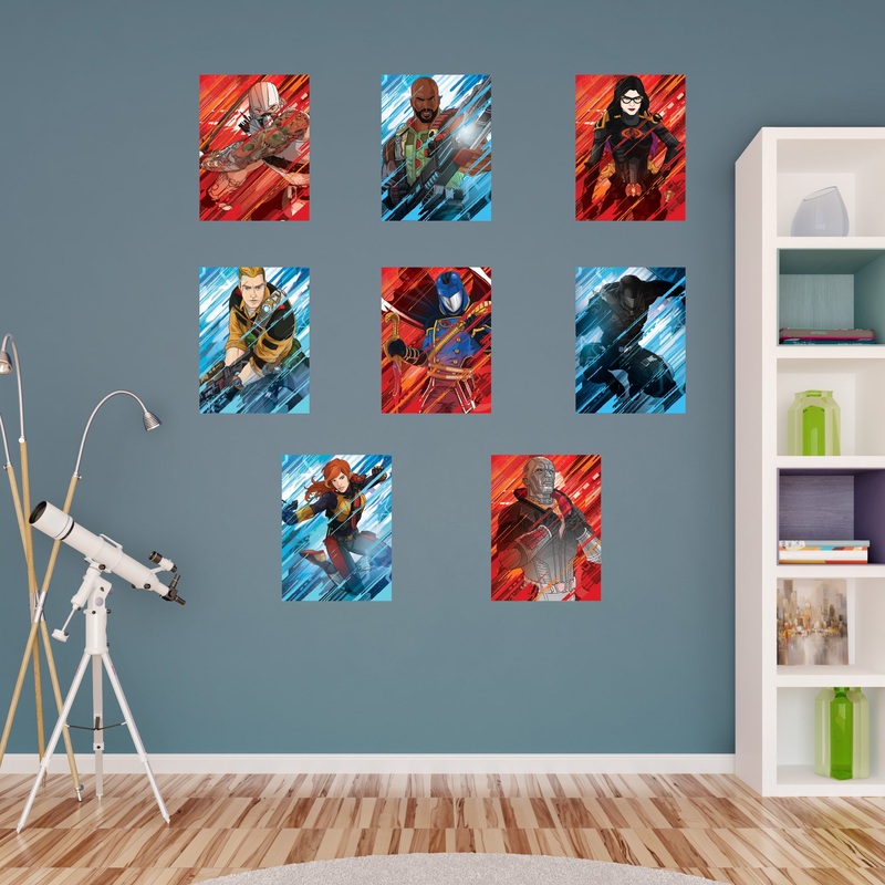 G.I. Joe – Graphic – Peel & Stick Poster Collection – Official Hasbro – Reusable Vinyl Wall Decals