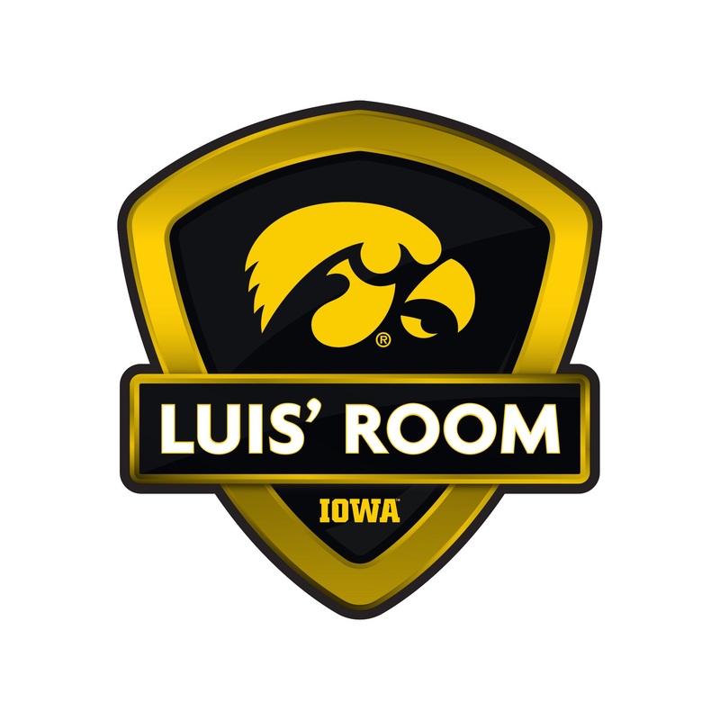 Iowa Hawkeyes – Badge – With Personalized Name – Official NCAA – Vinyl Transfer Decal