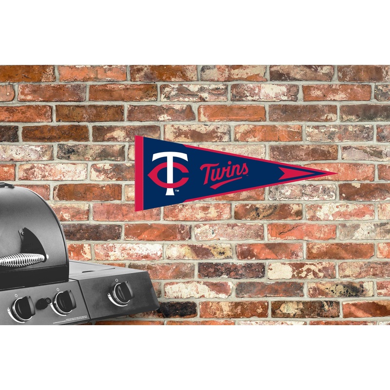Minnesota Twins – Pennant – Outdoor Wall Decal – Official MLB – Scratch Resistant Alumigraphics Smooth