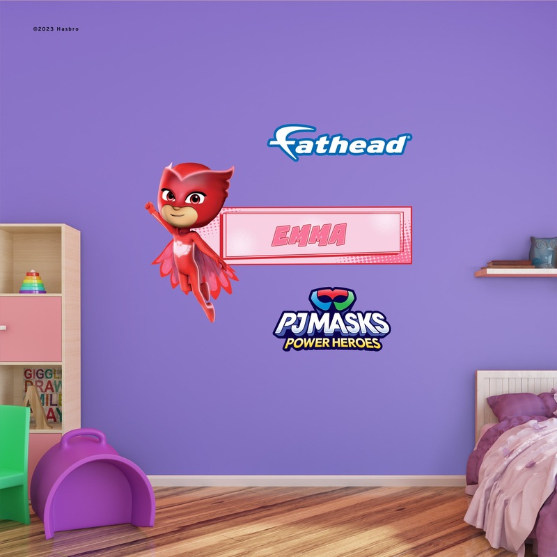 Owlette – PJ Masks – RealBig Collection – Official Hasbro – Reusable Vinyl Wall Decals #3