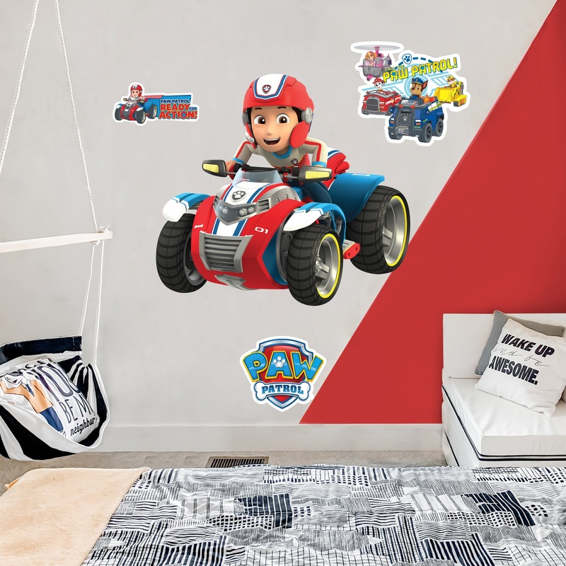Ryder – Paw Patrol – RealBig Vehicle Collection – Official Nickelodeon – Reusable Vinyl Wall Decals