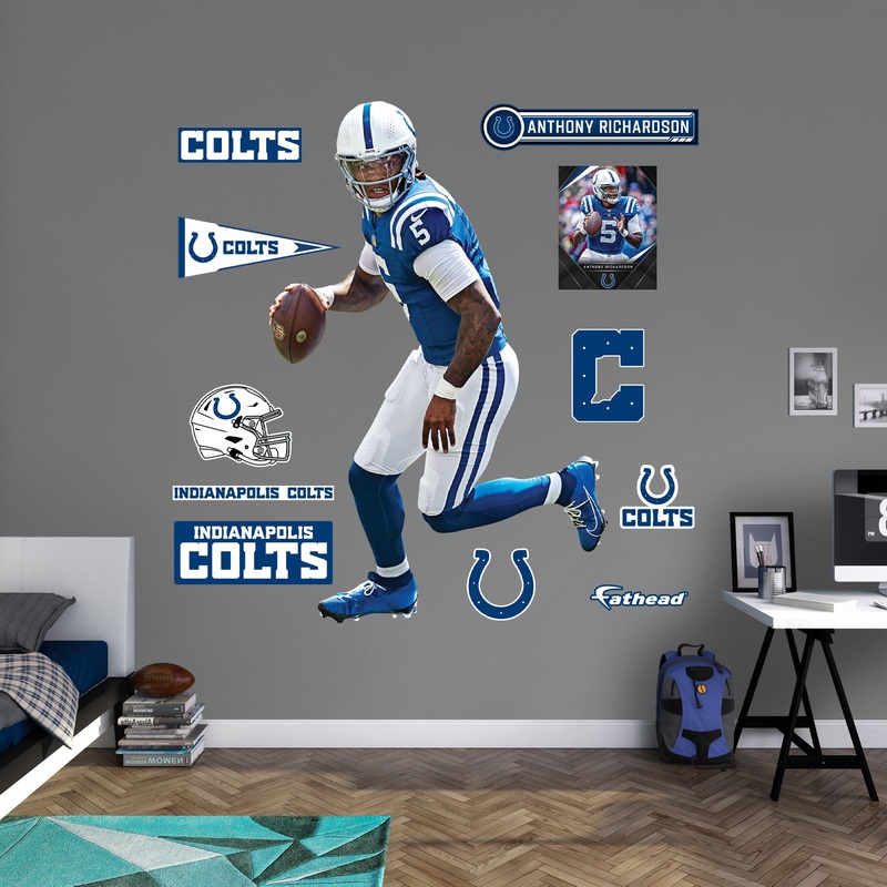 Anthony Richardson – RealBig Collection – Official NFL – Indianapolis Colts – Reusable Vinyl Wall Decals #1