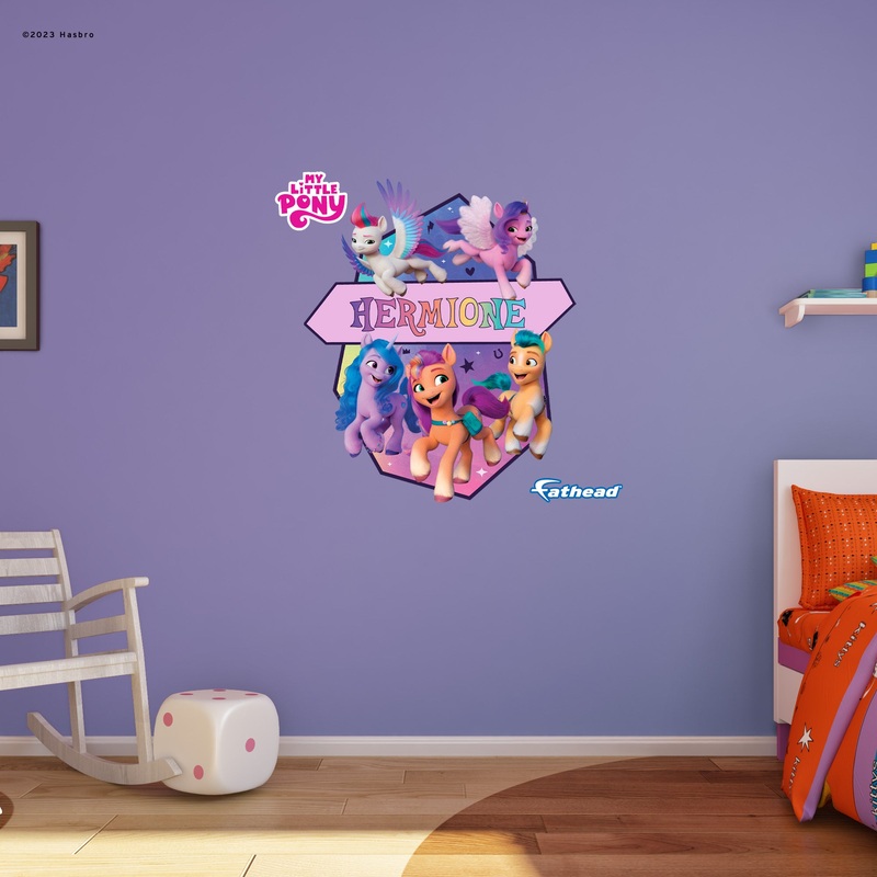 Hitch, Sunny, Pipp – Icon – With Personalized Name – Official Hasbro – Vinyl Transfer Decals #1