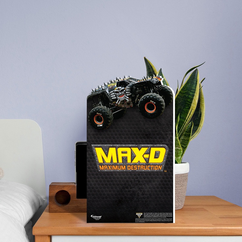 Max-D – Monster Jam – Mini Stand Out – Official Monster Jam – Cardstock Cutout