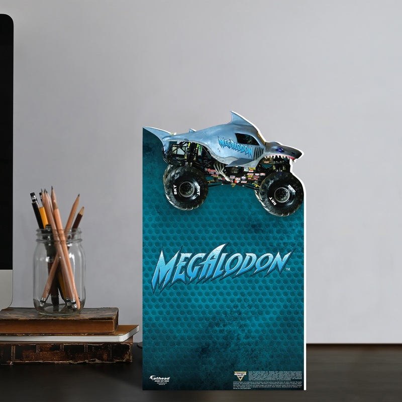 Megalodon – Monster Jam – Mini Stand Out – Official Monster Jam – Cardstock Cutout