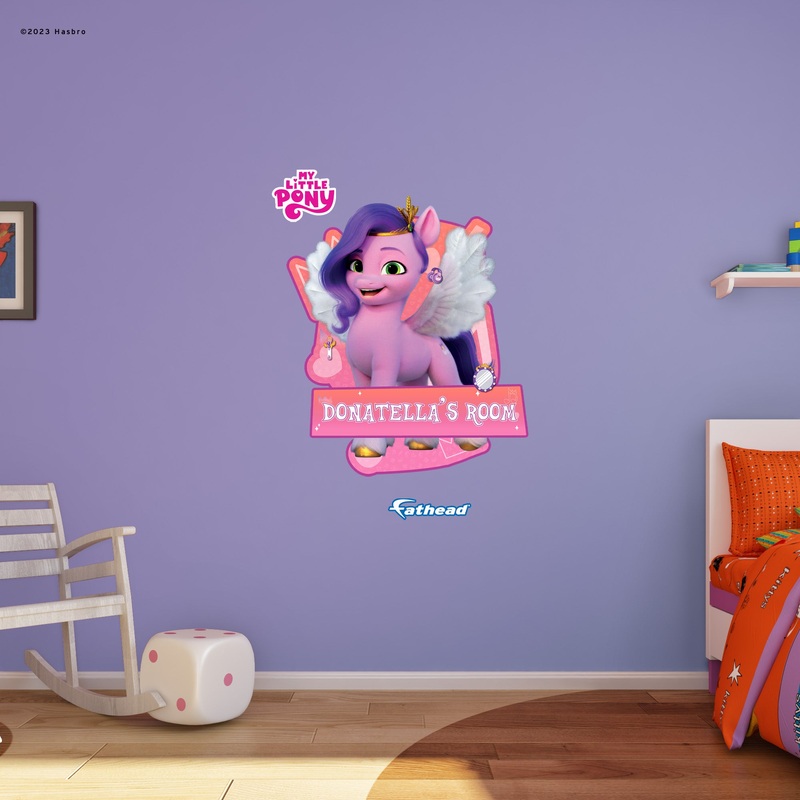 Pipp – Icon – With Personalized Name – Official Hasbro – Vinyl Transfer Decals