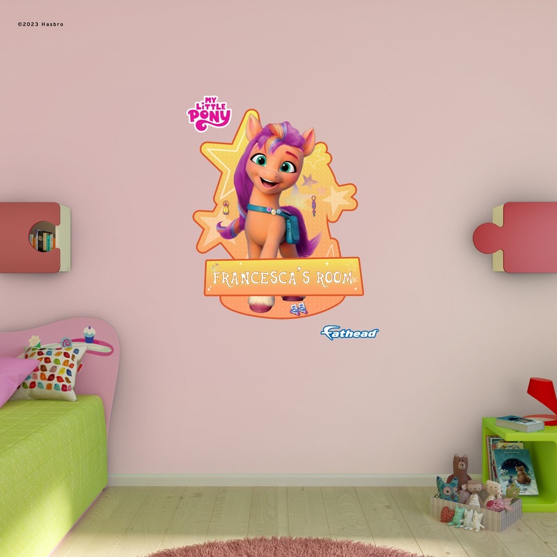 Sunny – Icon – With Personalized Name – Official Hasbro – Vinyl Transfer Decals