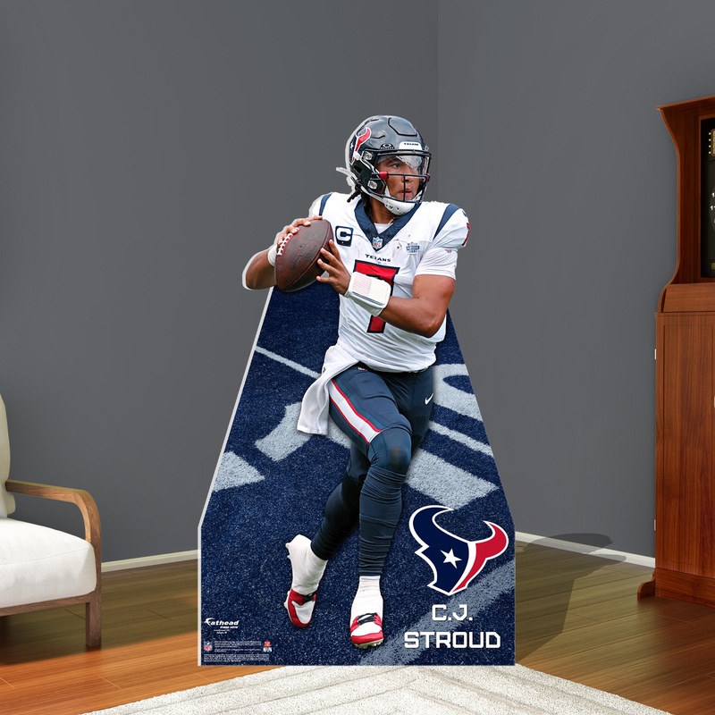 C.J. Stroud – Life-Size Stand Out – Official NFL – Houston Texans – Foam Core Cutout