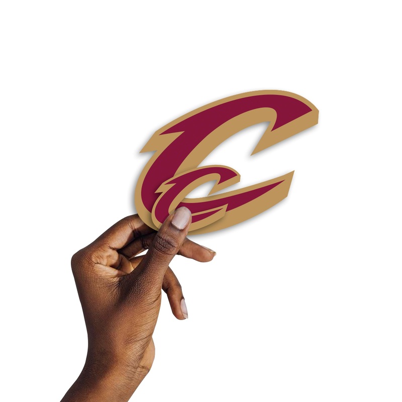 Cleveland Cavaliers – 5 Logo Minis (Mixed Sizes) – Official NBA – Reusable Vinyl Decals