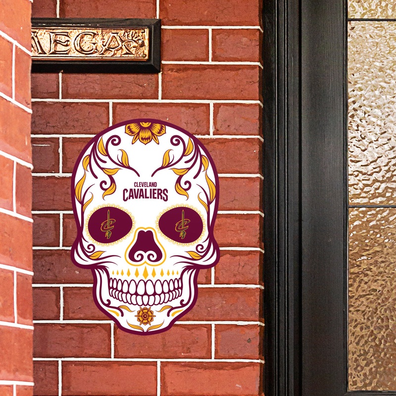Cleveland Cavaliers – Sugar Skull Logo – Outdoor Wall Decals – Official NBA – Scratch Resistant Alumigraphics Smooth