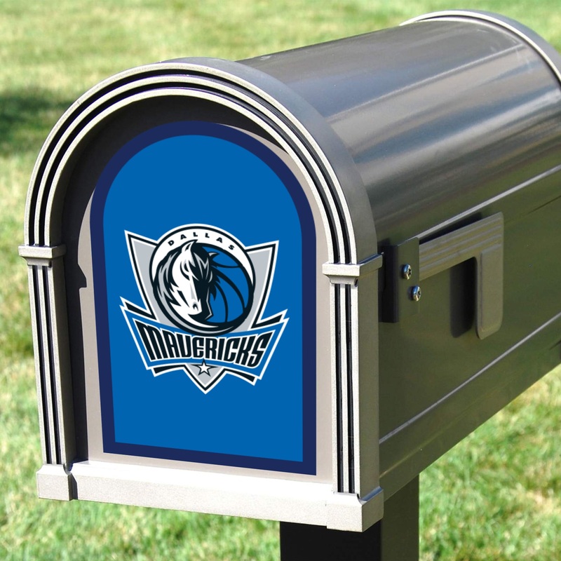 Dallas Mavericks – Mailbox Logo – Outdoor Wall Decal – Official NBA – Scratch Resistant Alumigraphics Smooth