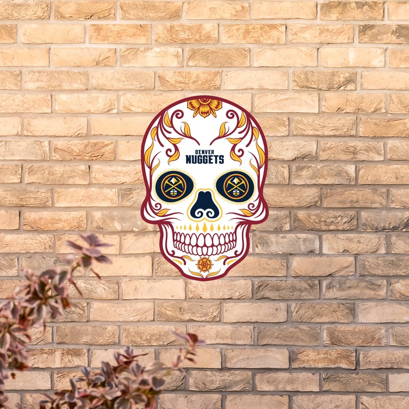 Denver Nuggets – Sugar Skull Logo – Outdoor Wall Decals – Official NBA – Scratch Resistant Alumigraphics Smooth