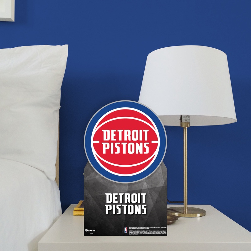Detroit Pistons Logo – Mini Stand Out – Official NBA – Cardstock Cutout