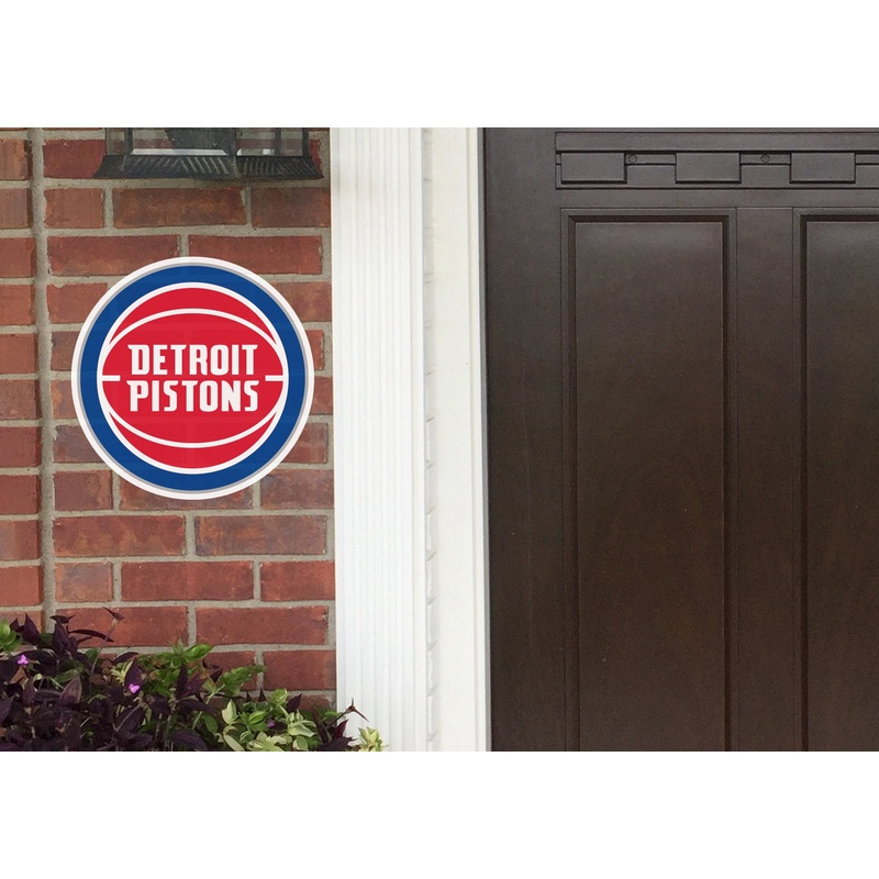 Detroit Pistons – Logo – Outdoor Wall Decals – Official NBA – Scratch Resistant Alumigraphics Smooth