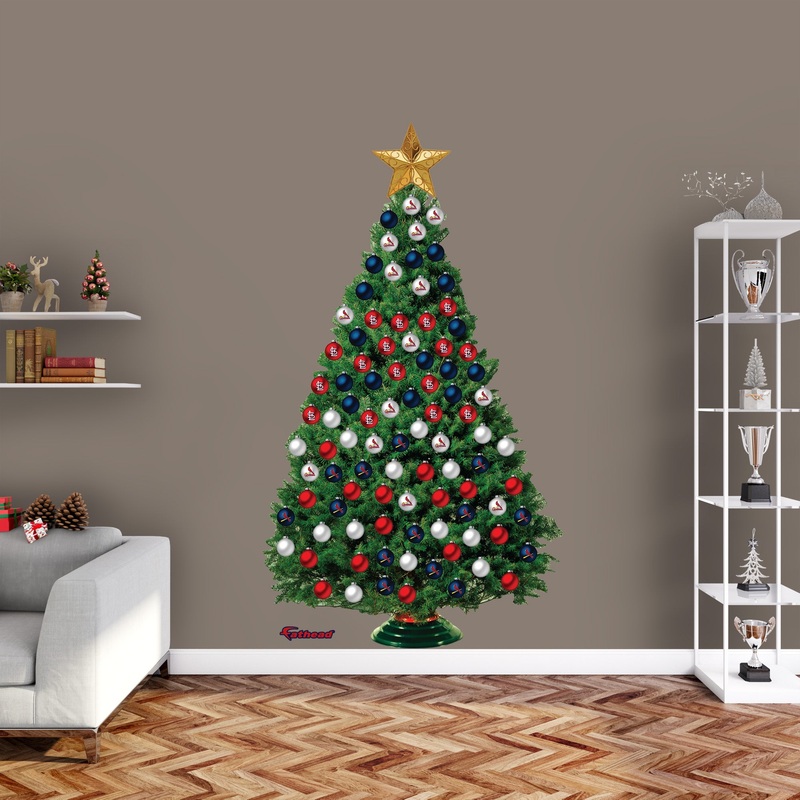 St. Louis Cardinals – Decorate Your Own Christmas Tree – Official MLB – Reusable Vinyl Wall Decals