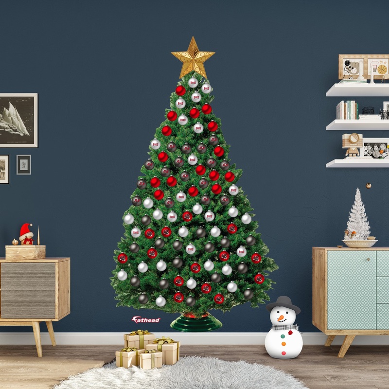 Tampa Bay Buccaneers – Decorate Your Own Christmas Tree – Official NFL – Reusable Vinyl Wall Decals