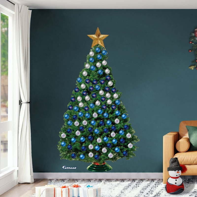Toronto Blue Jays – Decorate Your Own Christmas Tree – Official MLB – Reusable Vinyl Wall Decals