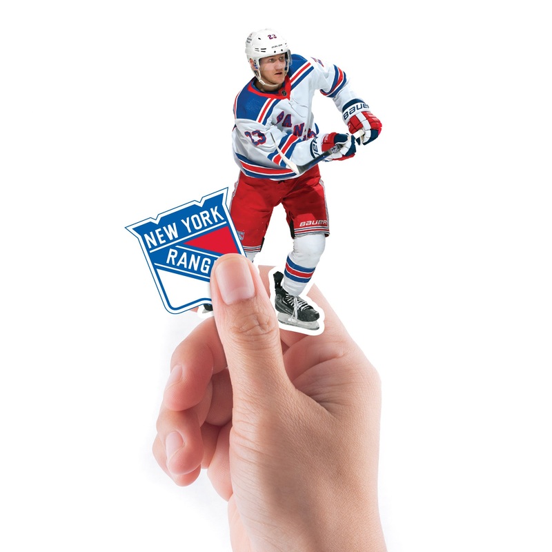 Adam Fox – 5 Minis (Mixed Sizes) – Official NHL – New York Rangers – Reusable Vinyl Decals