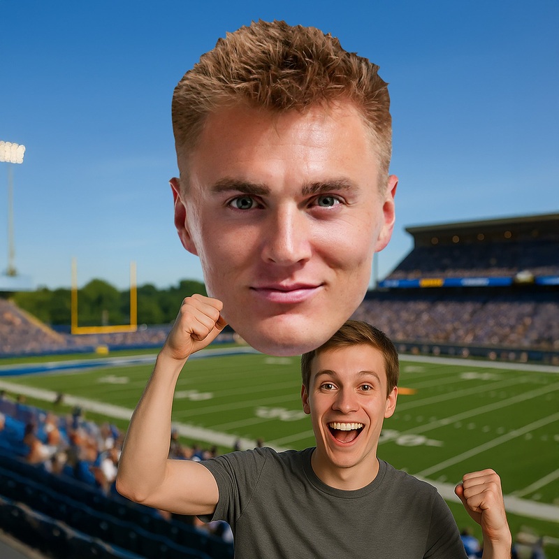 Bo Nix – Big Head – Official NFLPA – Denver Broncos – Foam Core Cutout