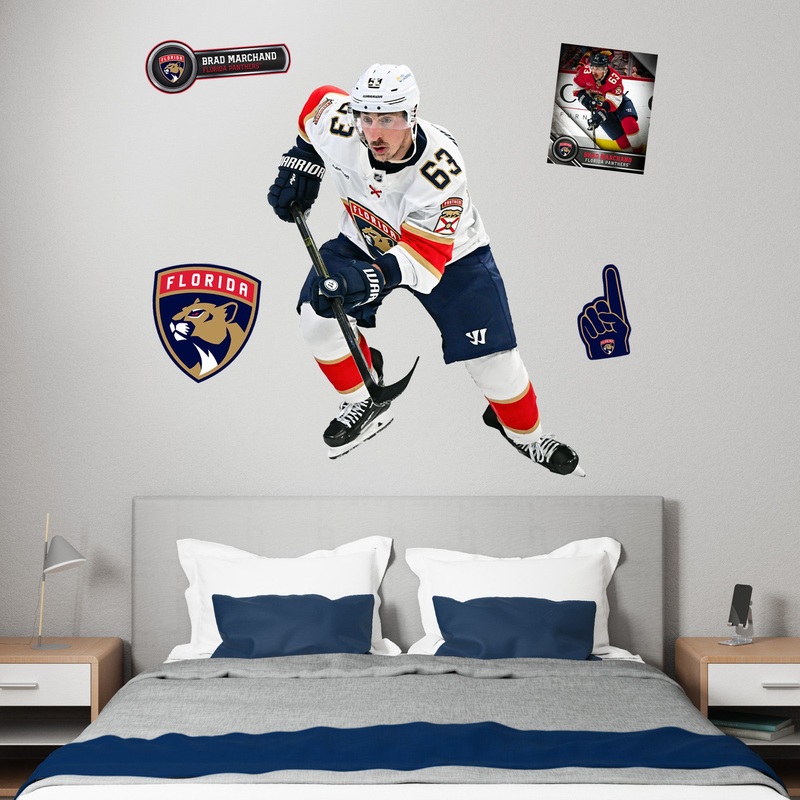 Brad Marchand – RealBig Collection – Official NHL – Florida Panthers – Reusable Vinyl Wall Decals