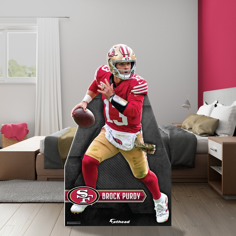 Brock Purdy – Life-Size Stand Out – Official NFL – San Francisco 49ers – Foam Core Cutout