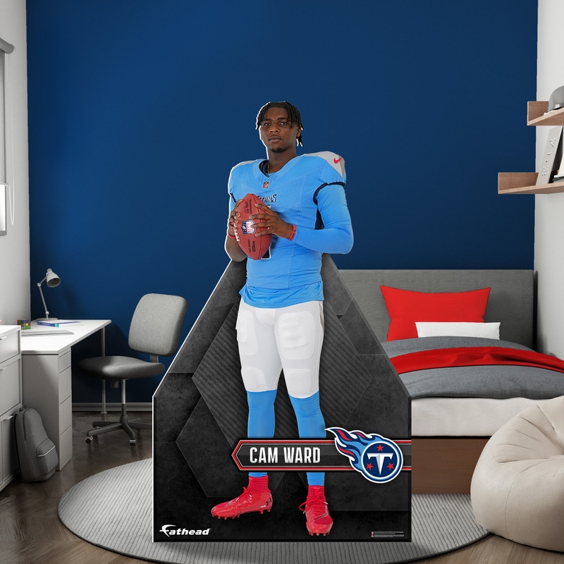 Cam Ward – Rookie Premiere – Life-Size Stand Out – Official NFL – Tennessee Titans – Foam Core Cutout