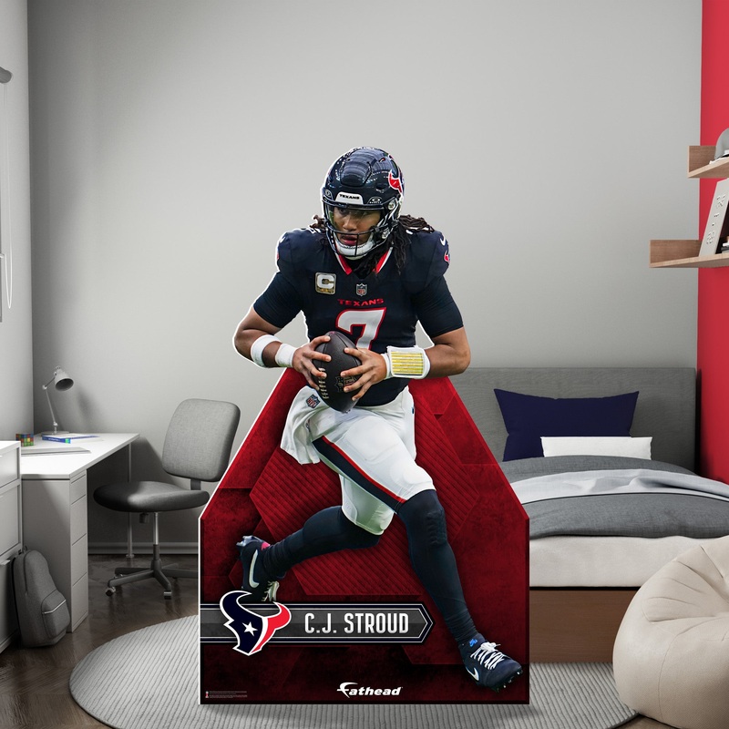 CJ Stroud – Life-Size Stand Out – Official NFL – Houston Texans – Foam Core Cutout