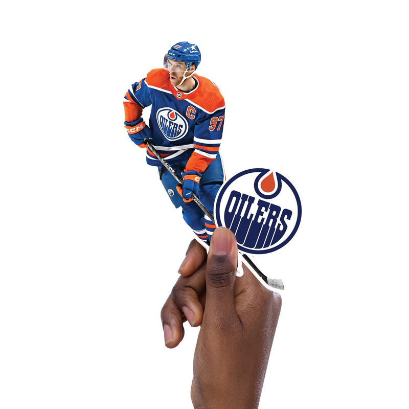Connor McDavid – 5 Minis (Mixed Sizes) – Official NHL – Edmonton Oilers – Reusable Vinyl Decals