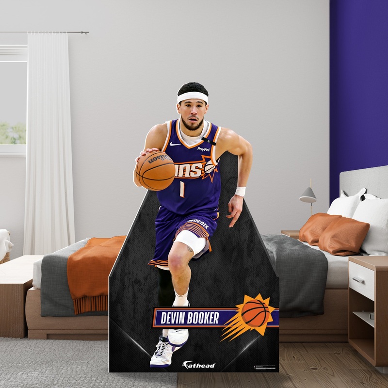 Devin Booker – Life-Size Stand Out – Official NBA – Phoenix Suns – Foam Core Cutout