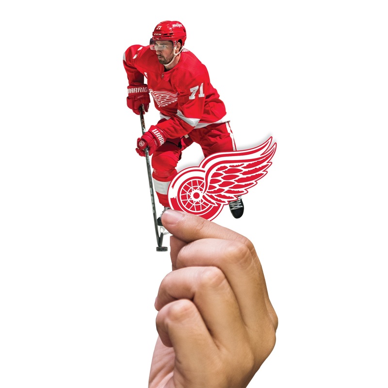 Dylan Larkin – 5 Minis (Mixed Sizes) – Official NHL – Detroit Red Wings – Reusable Vinyl Decals
