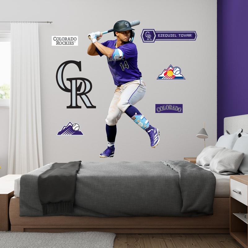 Ezequiel Tovar – RealBig Collection – Official MLB – Colorado Rockies – Reusable Vinyl Wall Decals