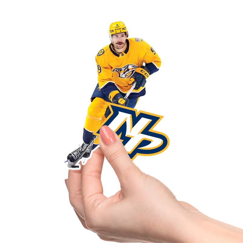 Filip Forsberg – 5 Minis (Mixed Sizes) – Official NHL – Nashville Predators – Reusable Vinyl Decals